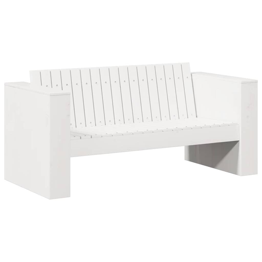 Sofá de jardín Natural 185,5 x 60 x 62 cm Madera de pino macizo