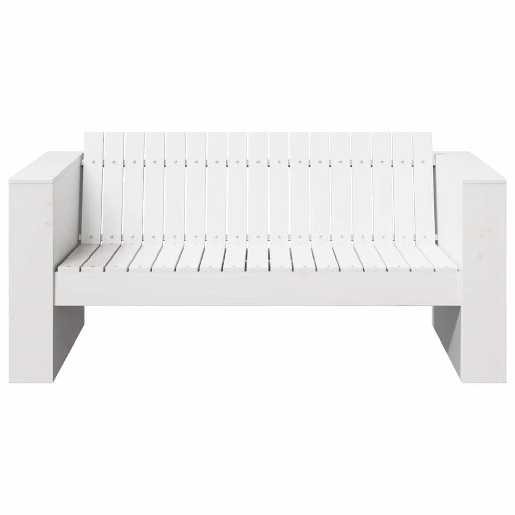 Sofá de jardín Natural 185,5 x 60 x 62 cm Madera de pino macizo
