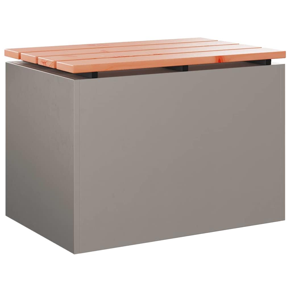 Banco de jardín 1 -Seater 60 x 40 x 43 cm Acero oxidado Oxidado