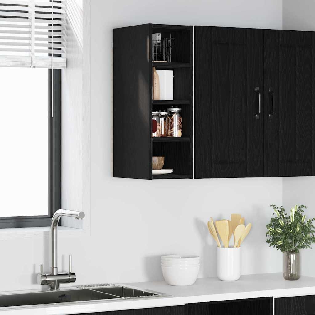 Mueble colgante Roble negro 20 x 29,5 x 60 cm