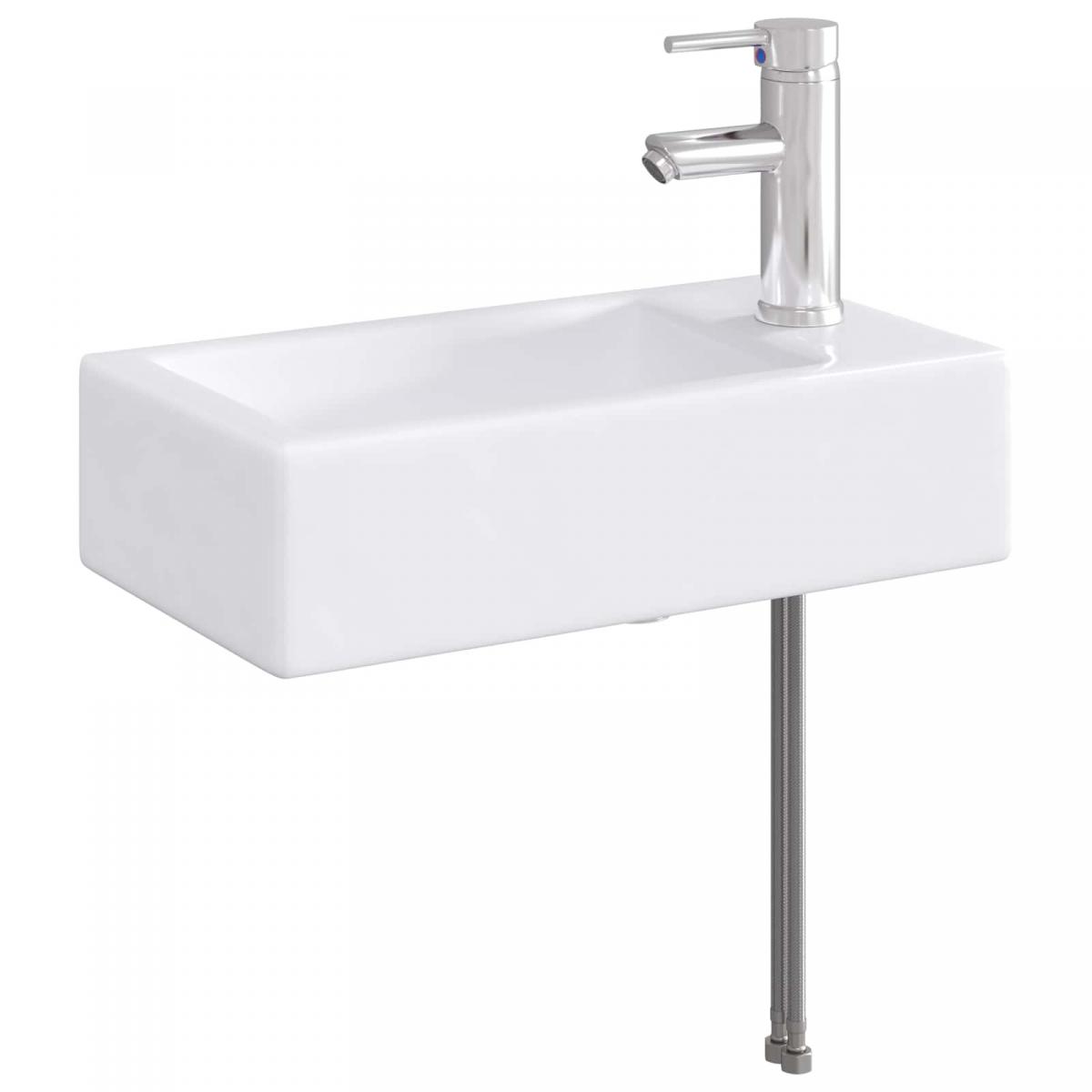 Lavabo de baño con grifo y desagüe Cromado