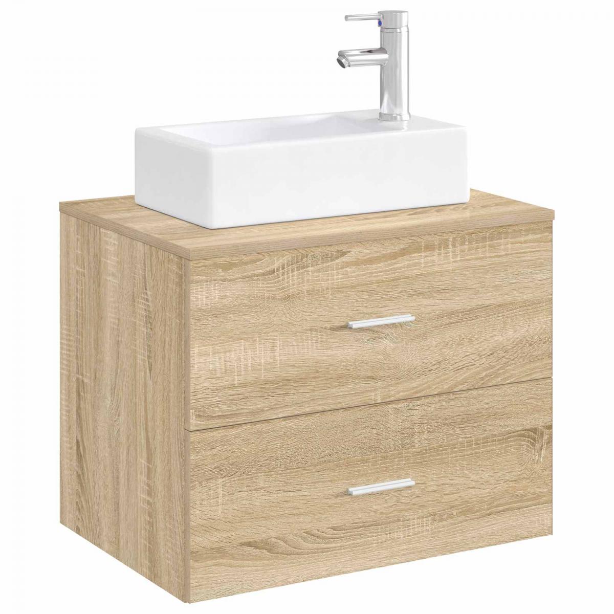 Lavabo de baño con grifo y desagüe Cromado