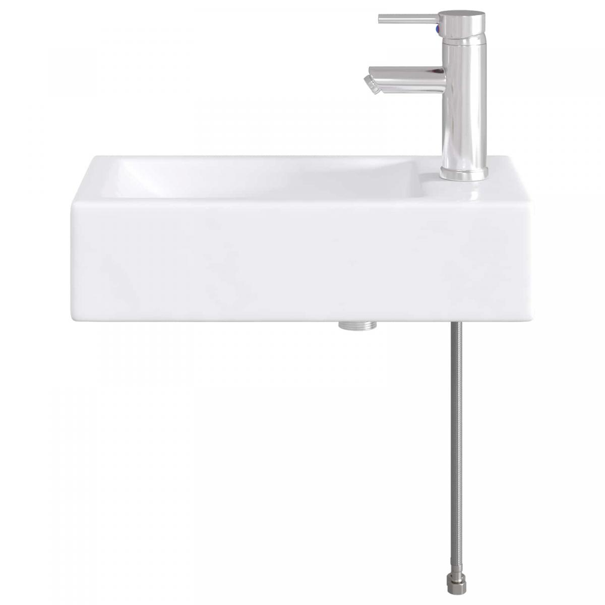Lavabo de baño con grifo y desagüe Cromado