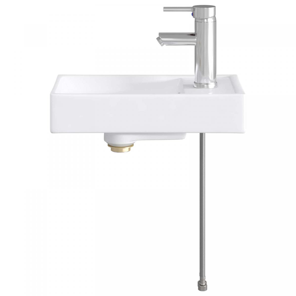 Lavabo de baño con grifo y desagüe Cromado