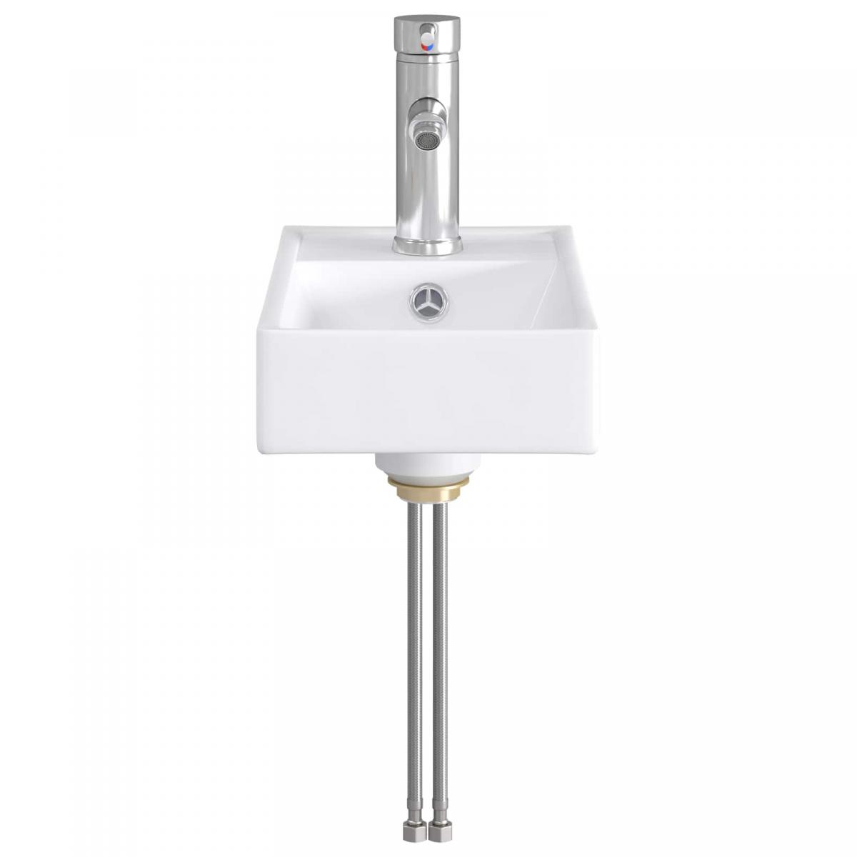 Lavabo de baño con grifo y desagüe Cromado