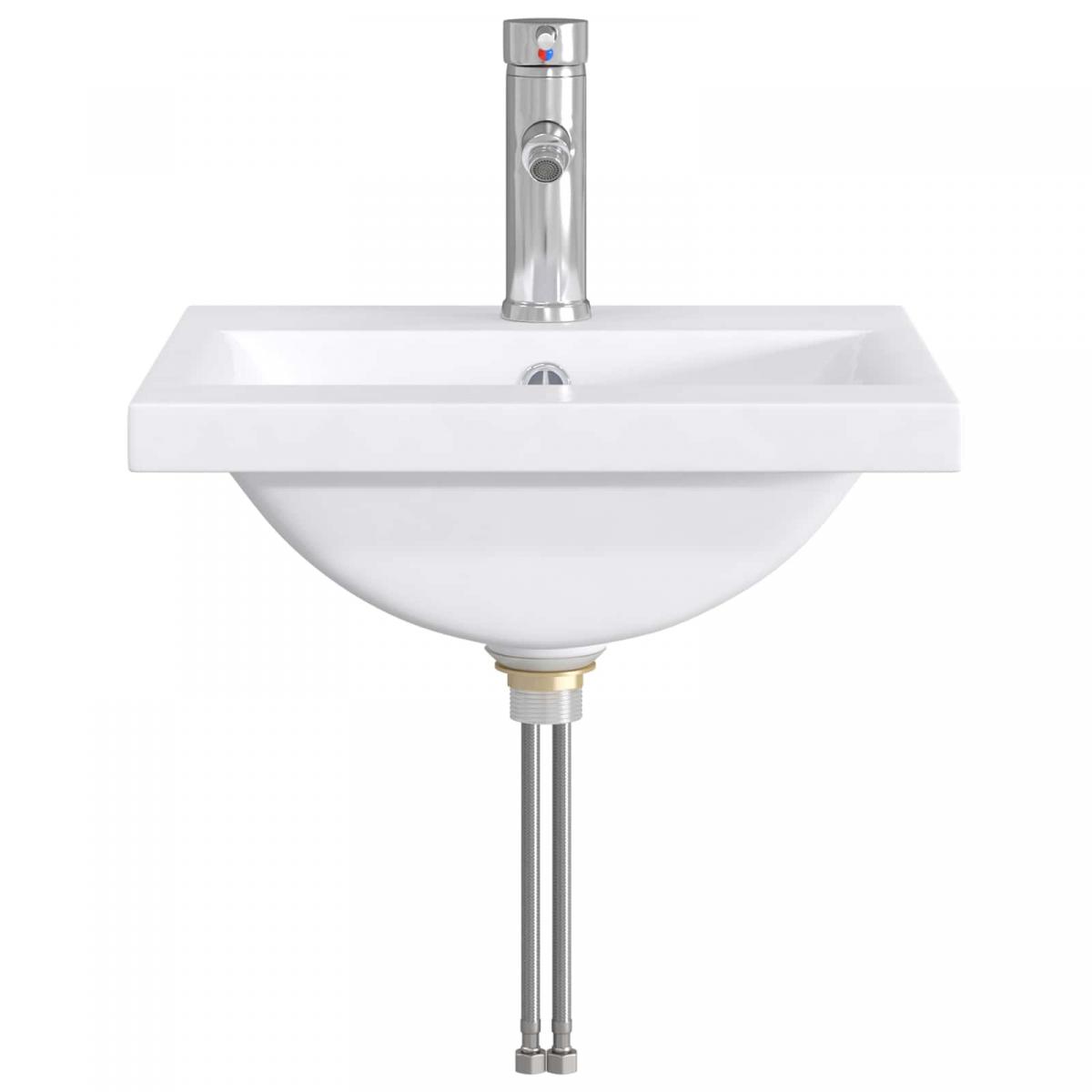 Lavabo de baño con grifo y desagüe Cromado