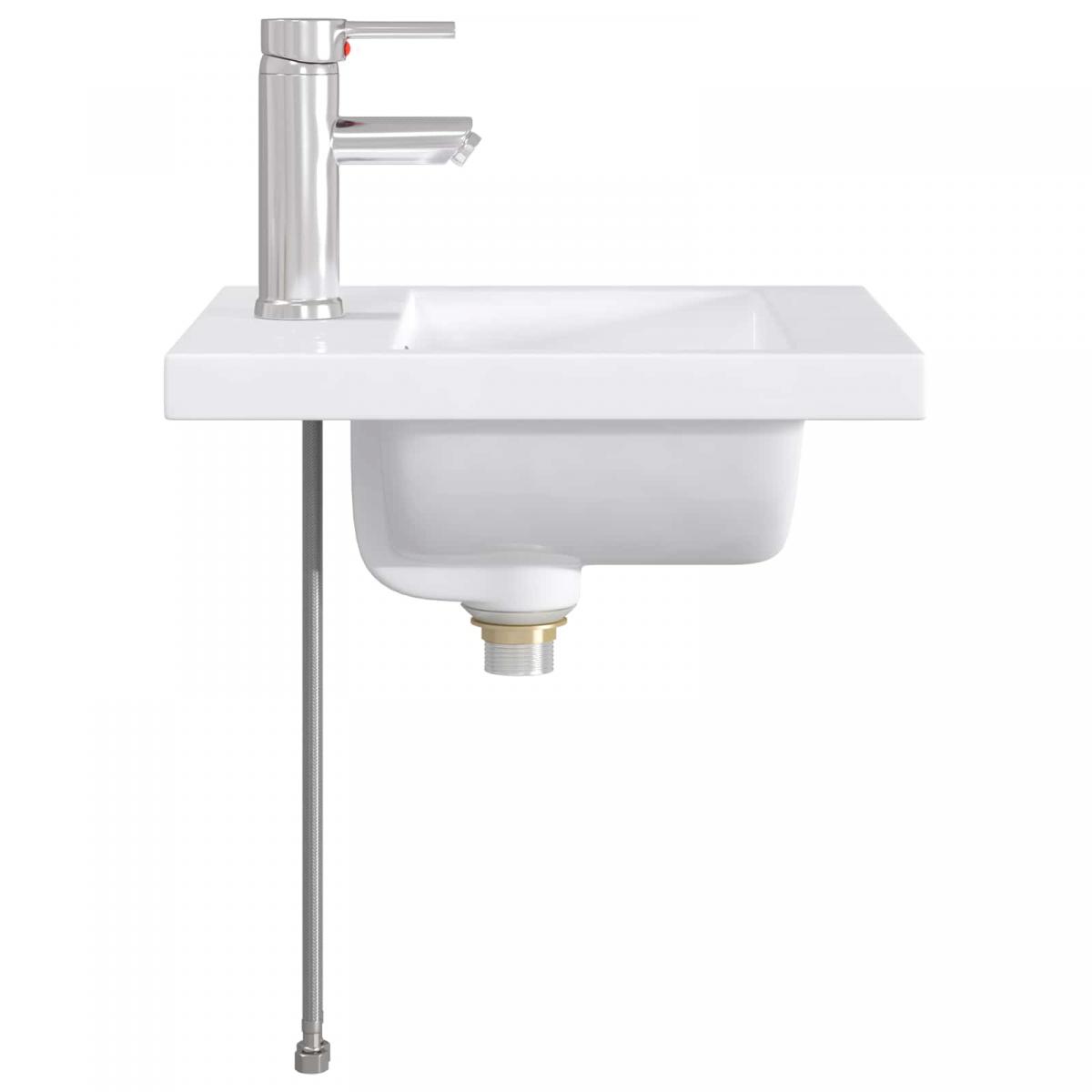Lavabo de baño con grifo y desagüe Cromado