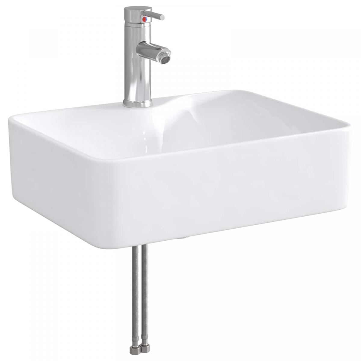 Lavabo de baño con grifo y desagüe Cromado