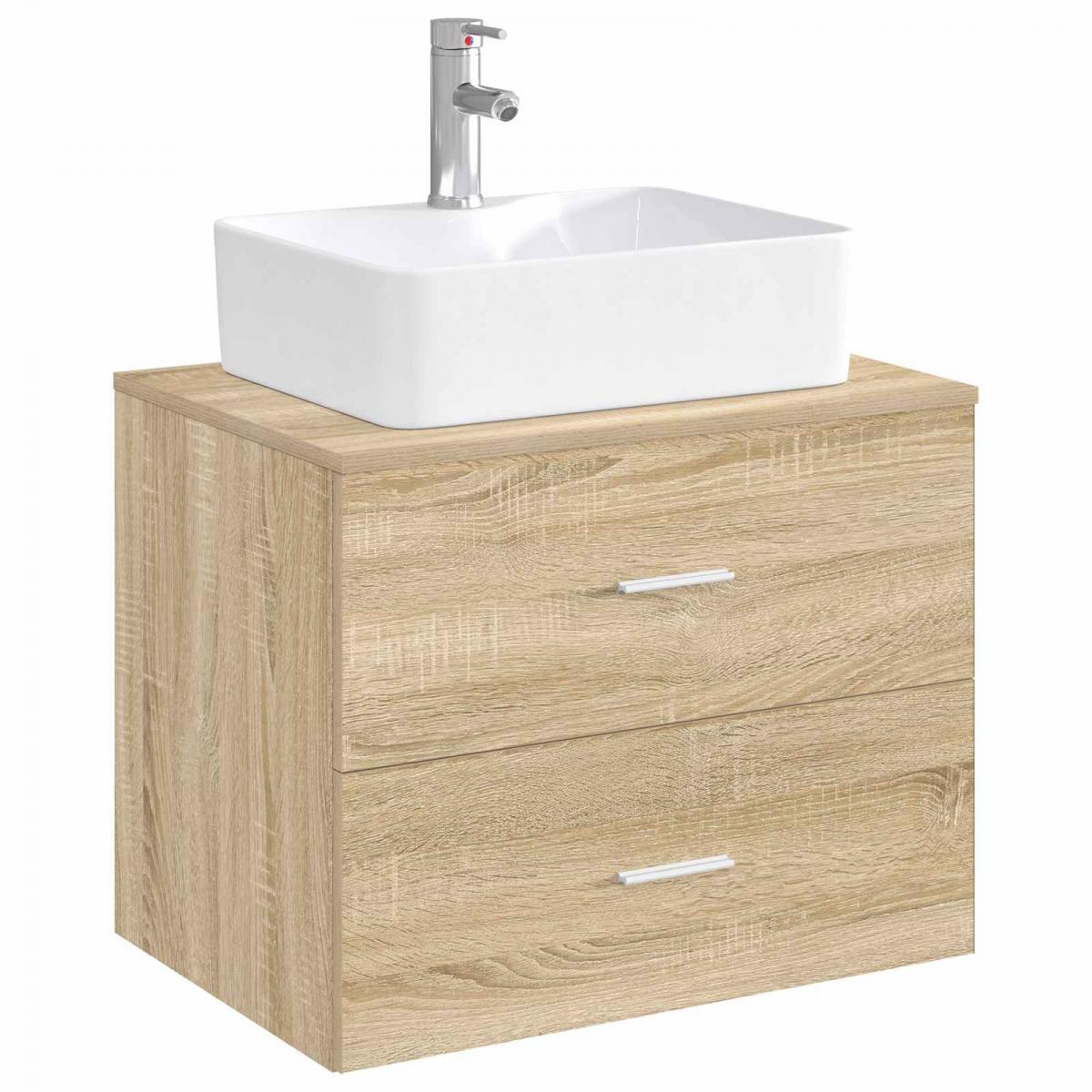 Lavabo de baño con grifo y desagüe Cromado