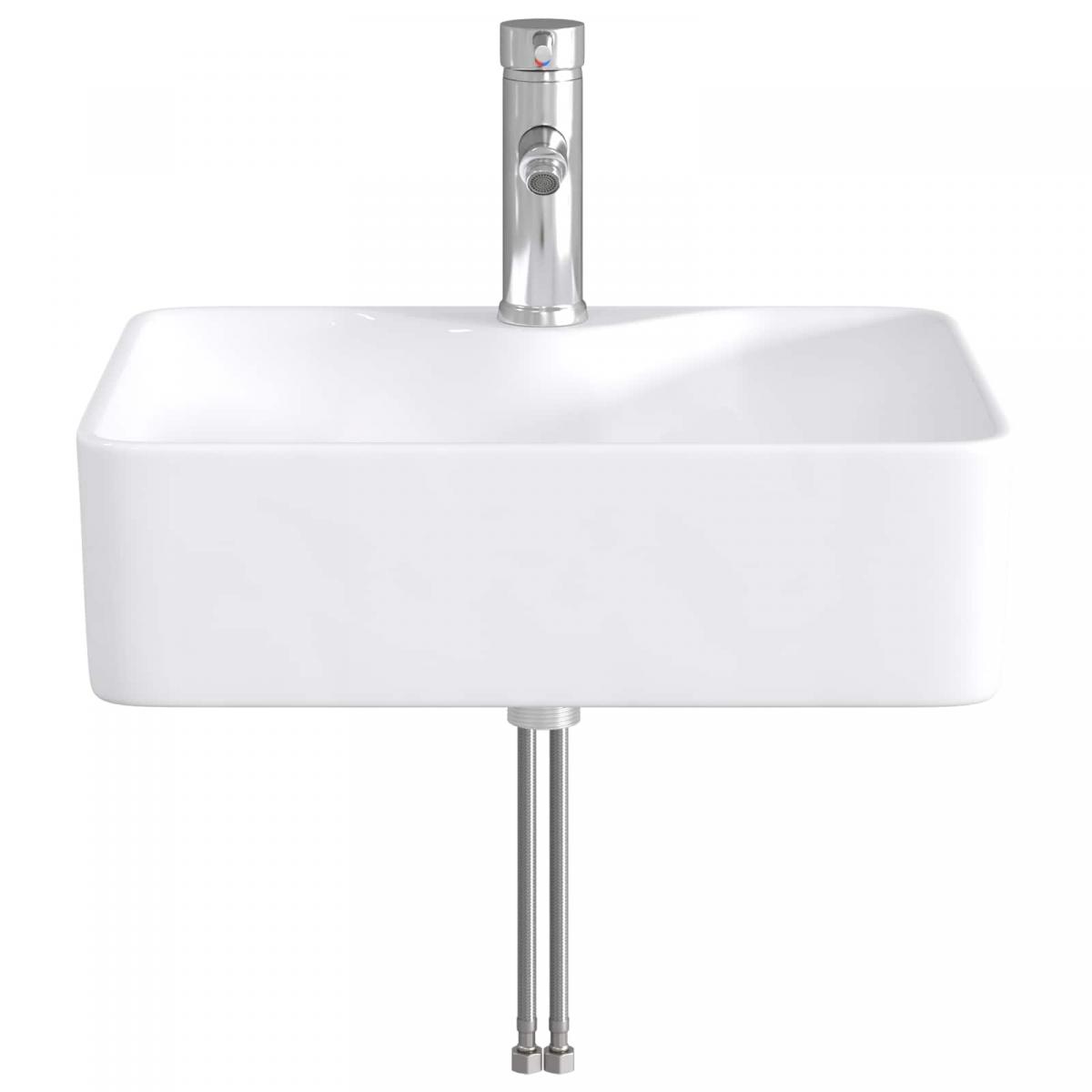 Lavabo de baño con grifo y desagüe Cromado