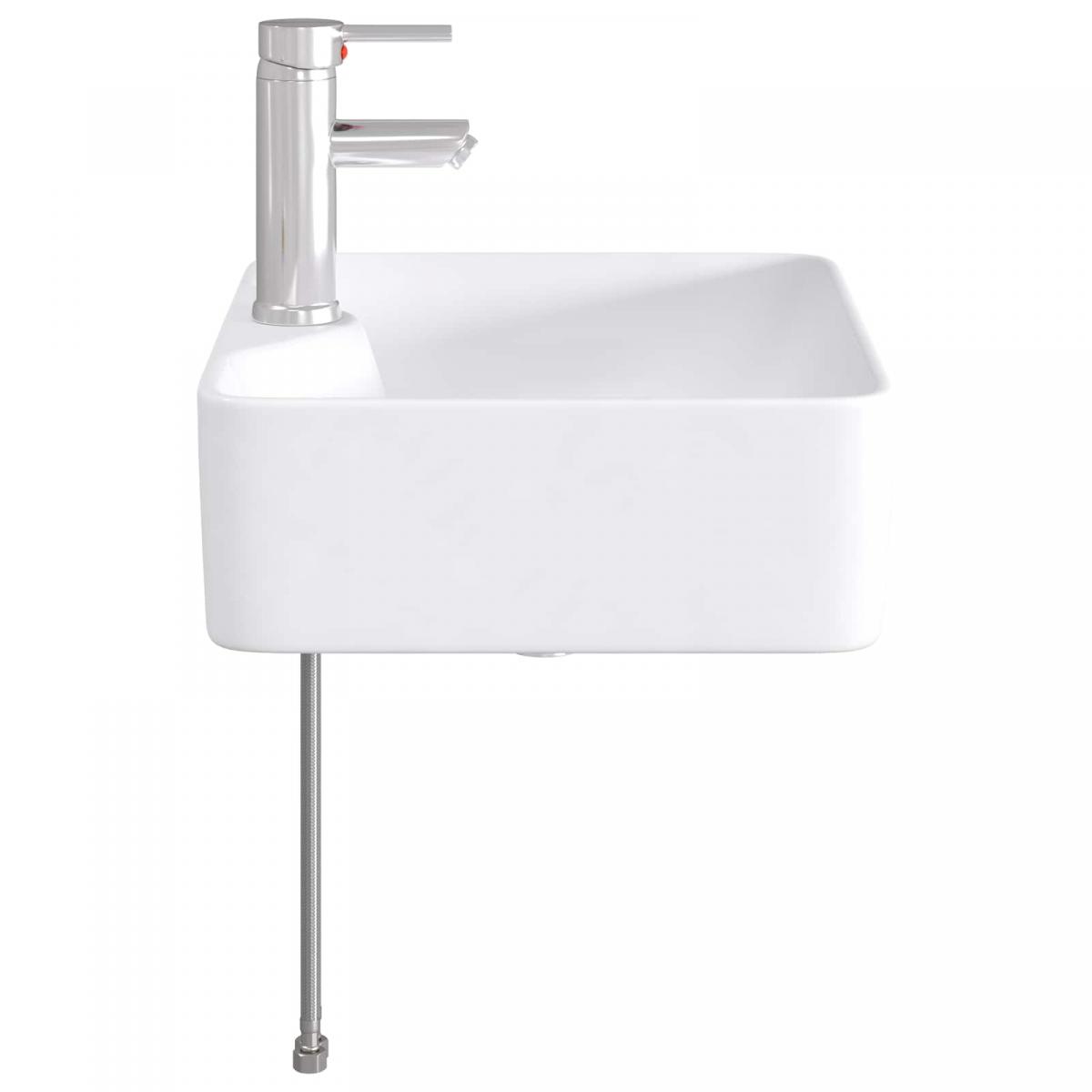 Lavabo de baño con grifo y desagüe Cromado