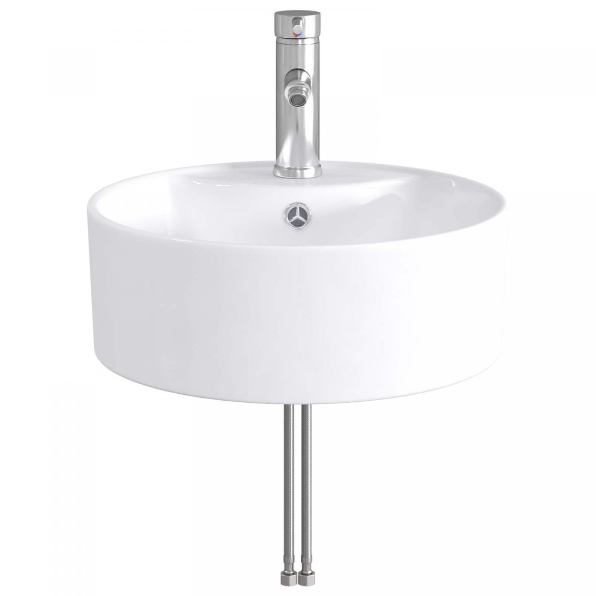 Lavabo de baño con grifo y desagüe Cromado
