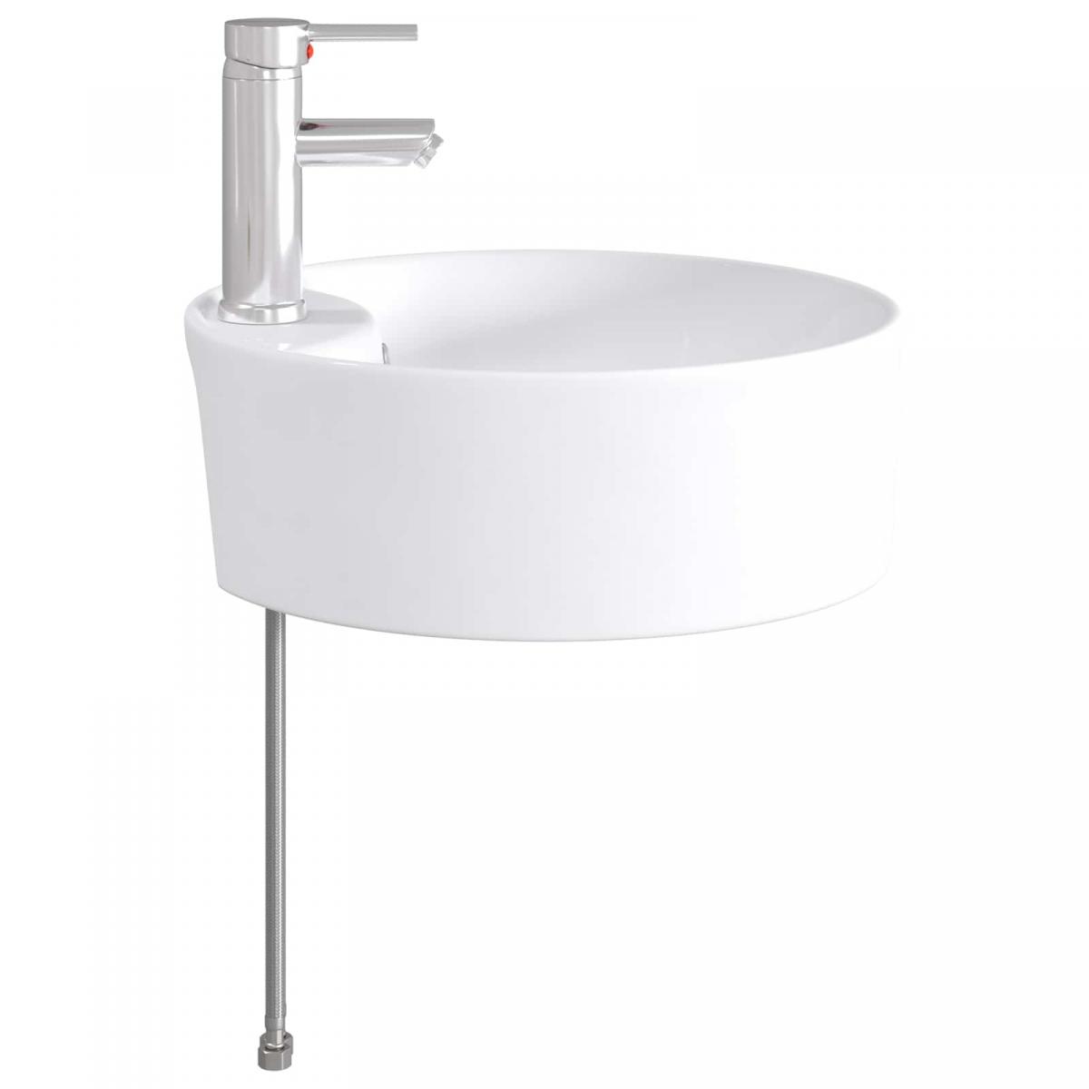 Lavabo de baño con grifo y desagüe Cromado