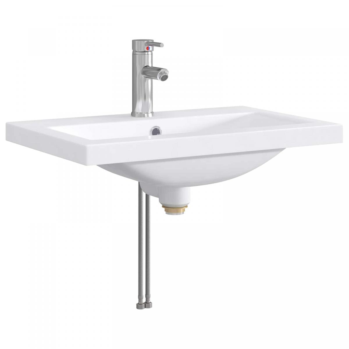 Lavabo de baño Cromado Metal