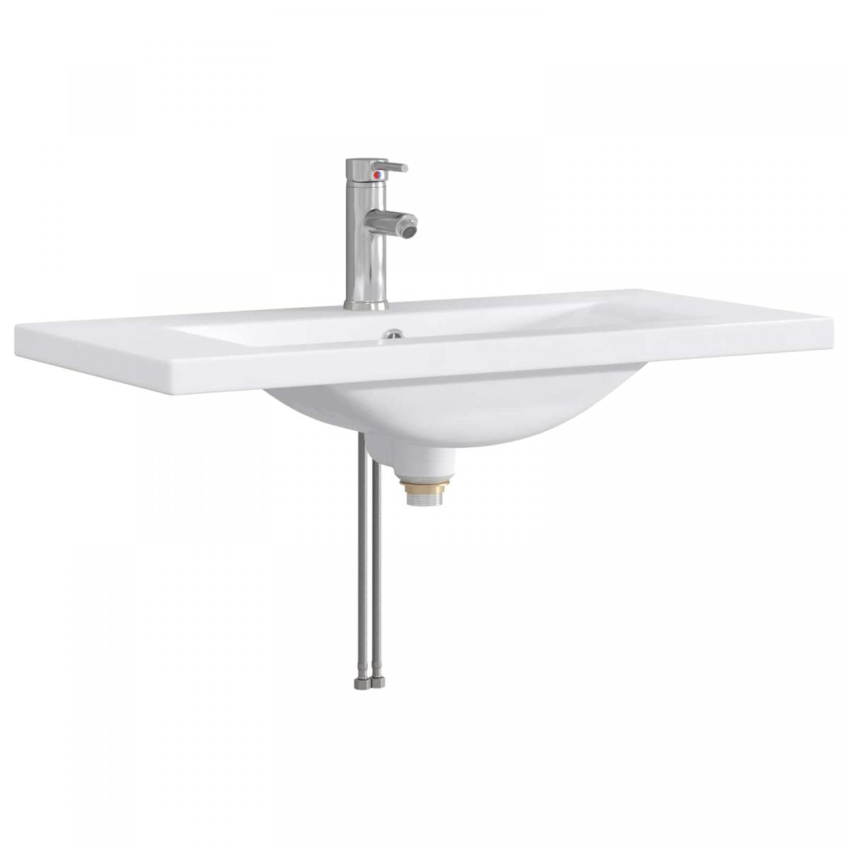 Lavabo de baño Cromado Metal