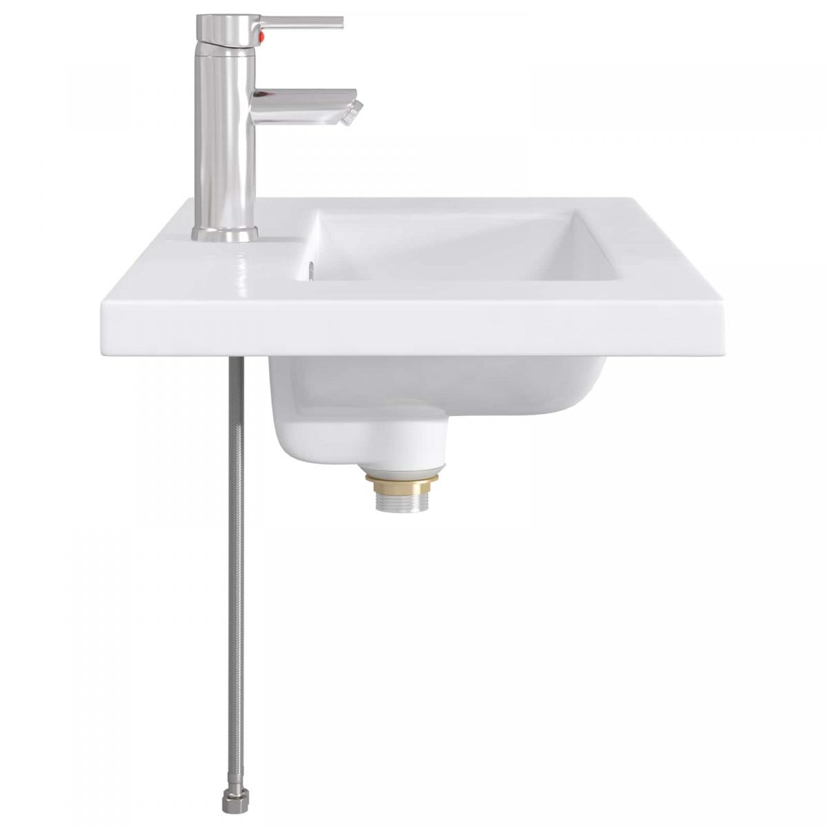 Lavabo de baño Cromado Metal
