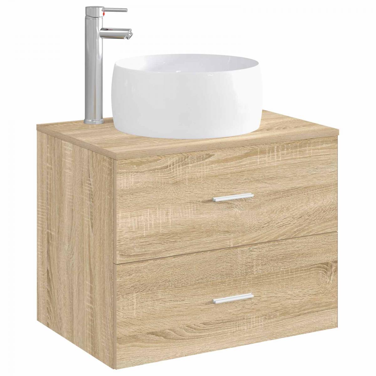 Lavabo de baño con grifo y desagüe Cromado