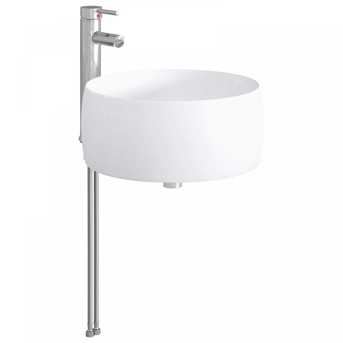 Lavabo de baño con grifo y desagüe Cromado