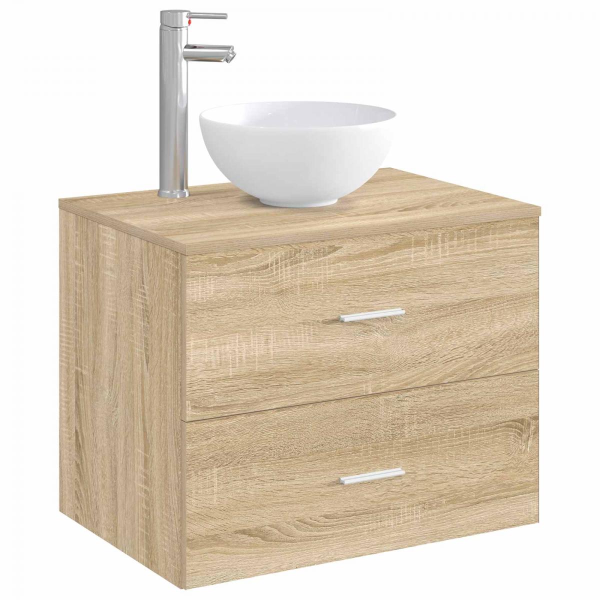 Lavabo de baño con grifo y desagüe Cromado