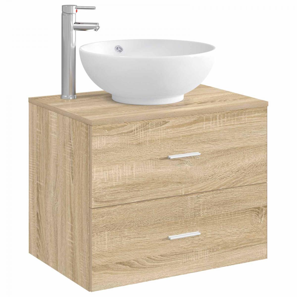 Lavabo de baño con grifo y desagüe Cromado