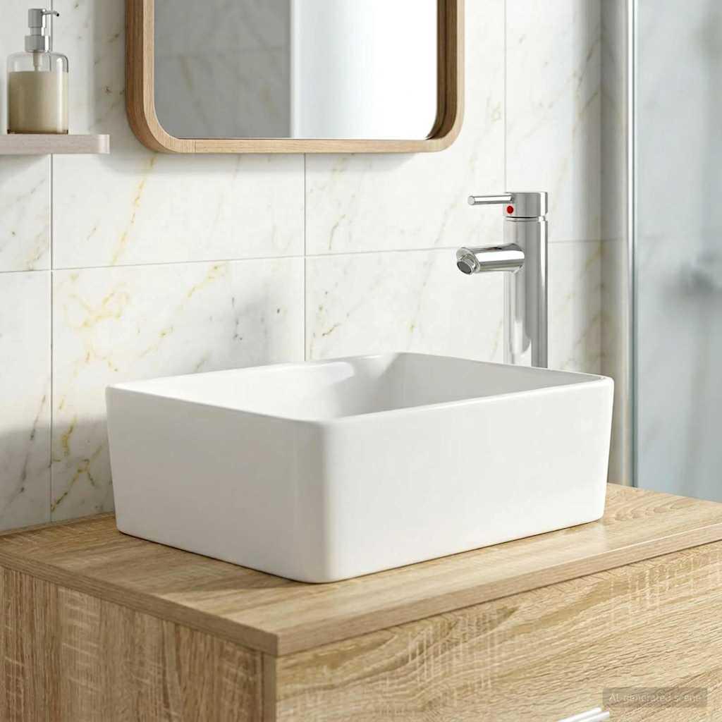 Lavabo de baño con grifo y desagüe Cromado