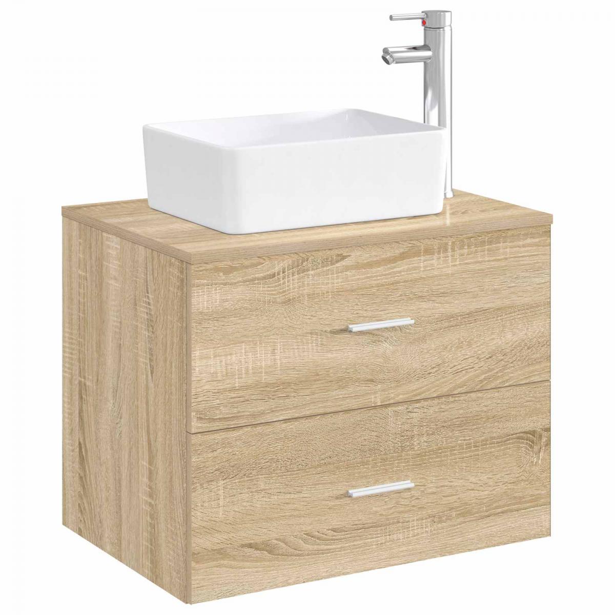 Lavabo de baño con grifo y desagüe Cromado