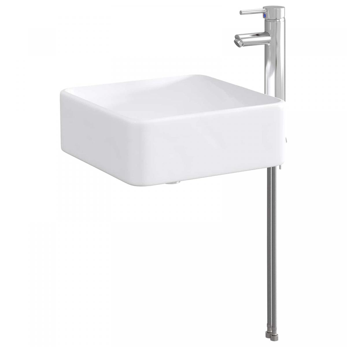 Lavabo de baño con grifo y desagüe Cromado