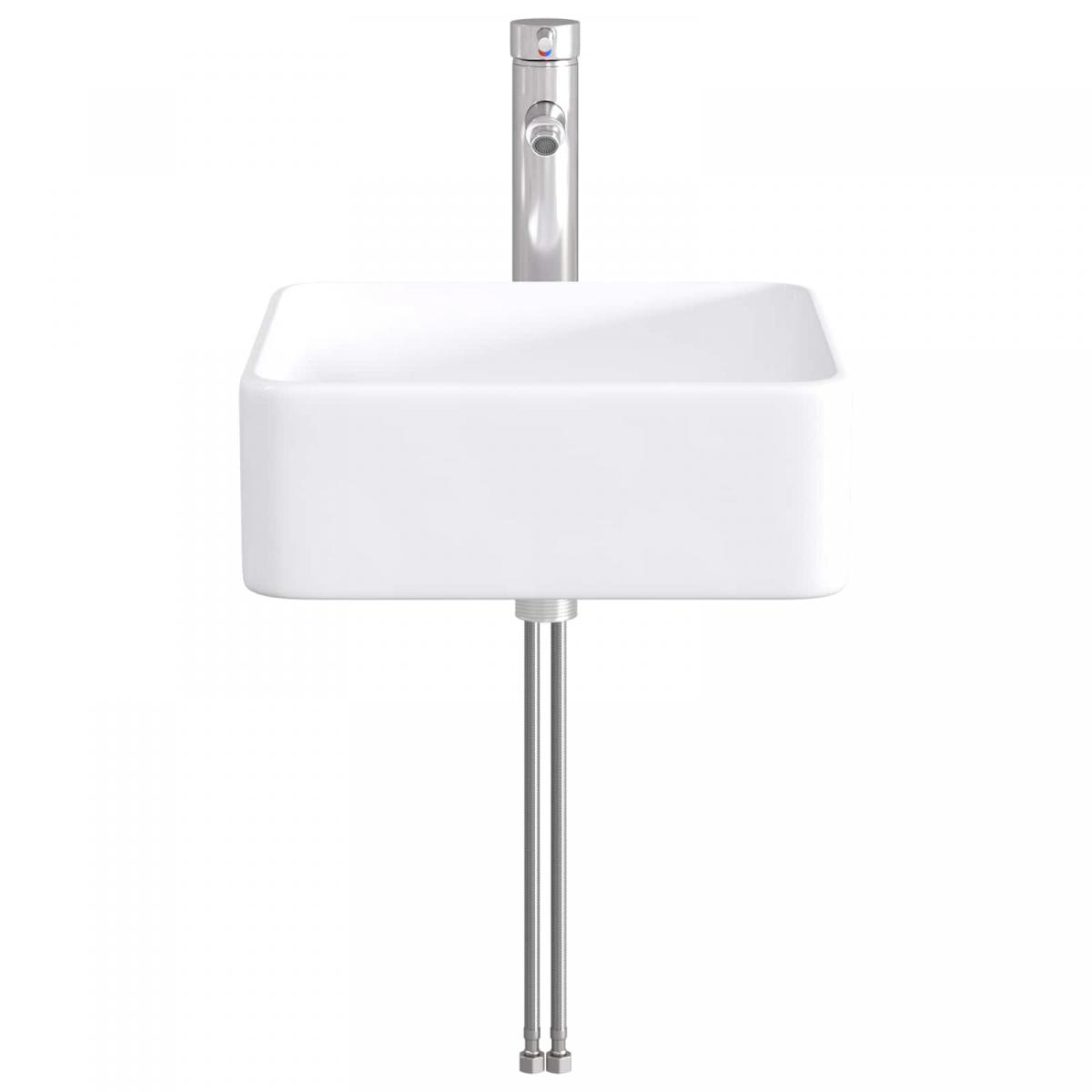 Lavabo de baño con grifo y desagüe Cromado