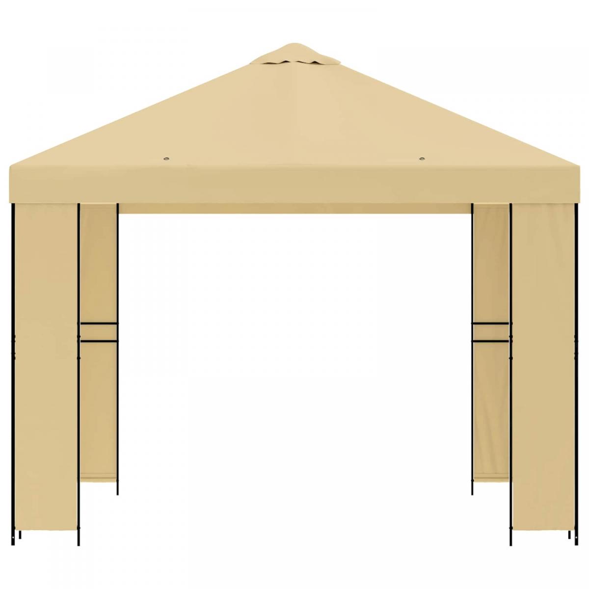 Cenador Terracota Poliéster y Acero 190 gsm