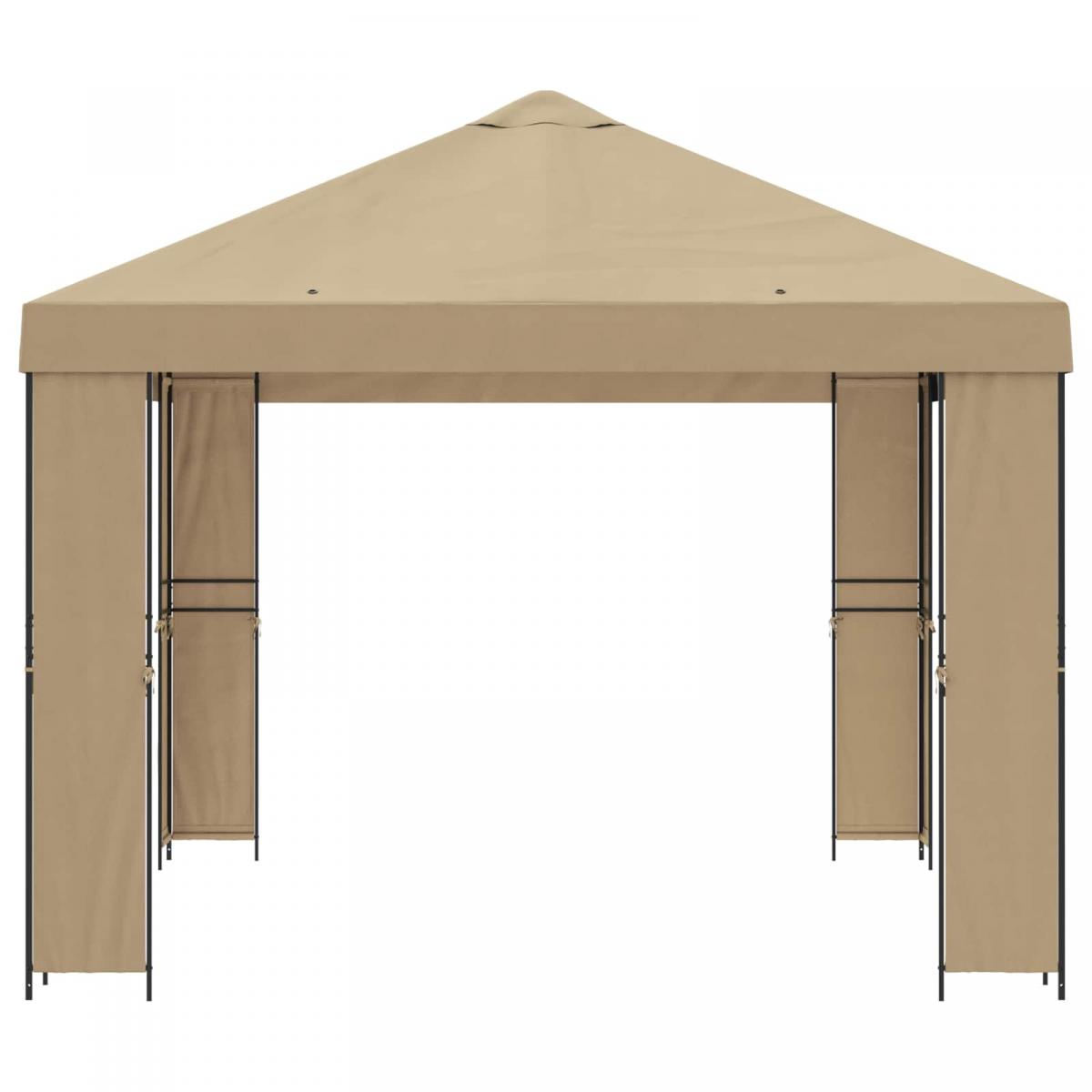 Cenador Terracota Poliéster y Acero 190 gsm