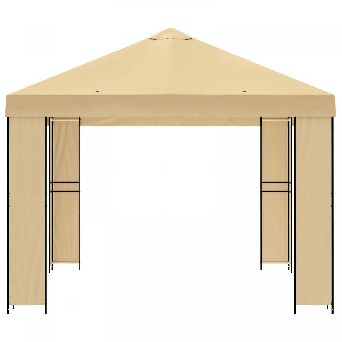 Cenador Terracota Poliéster y Acero 190 gsm