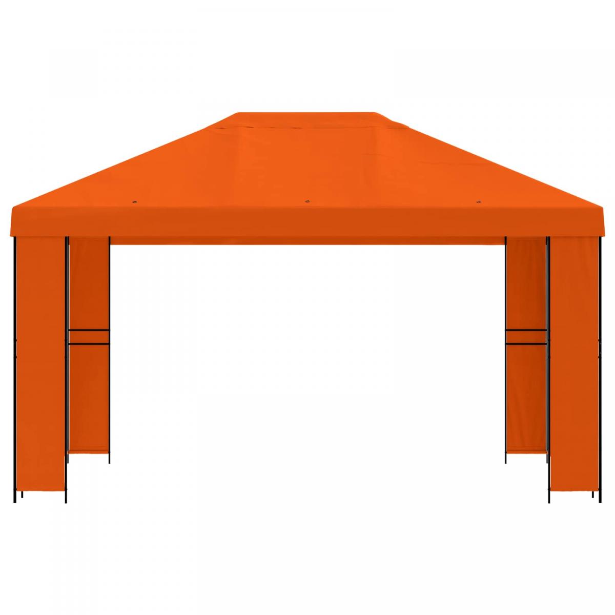 Cenador Terracota Poliéster y Acero 190 gsm