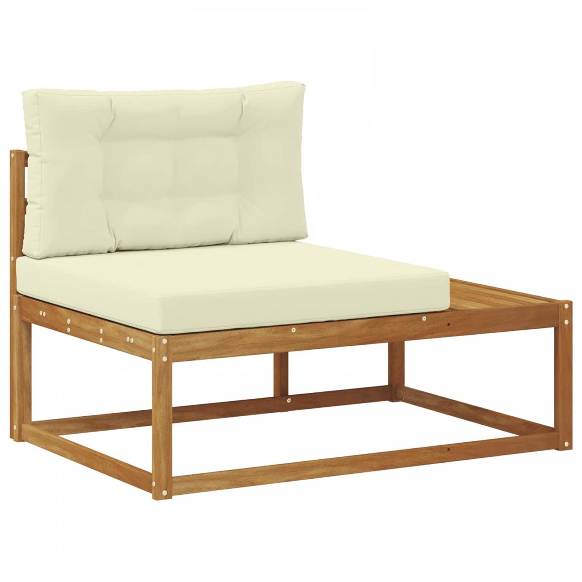 Sofá modular de exterior con cojín Natural