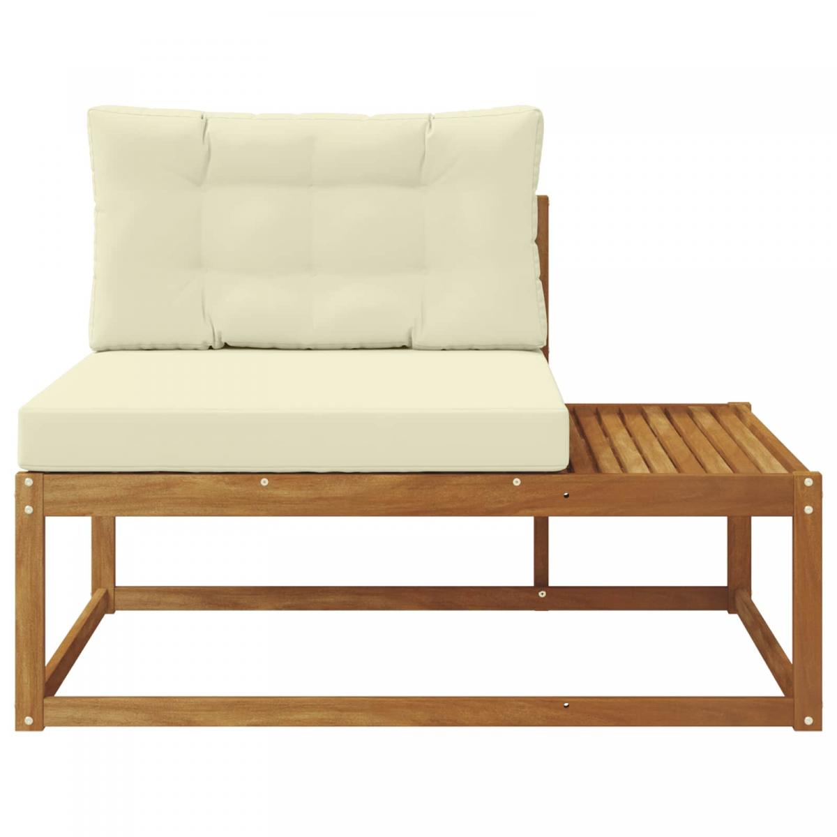 Sofá modular de exterior con cojín Natural