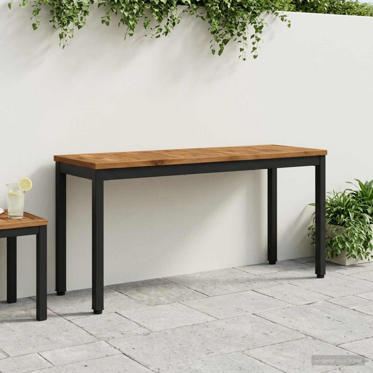 Banco de jardín Madera de Acacia Sólida