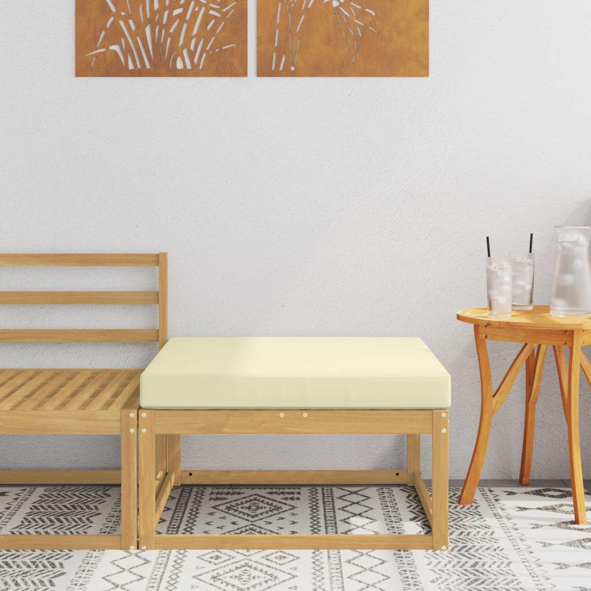 Reposapiés de exterior Poliéster Blanco