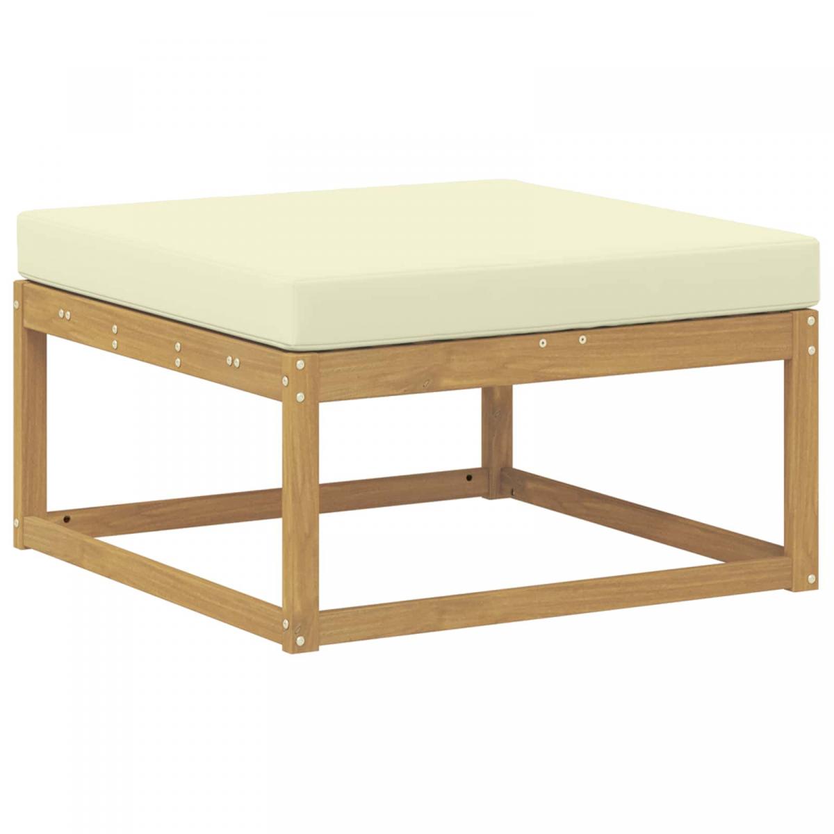 Reposapiés de exterior Poliéster Blanco