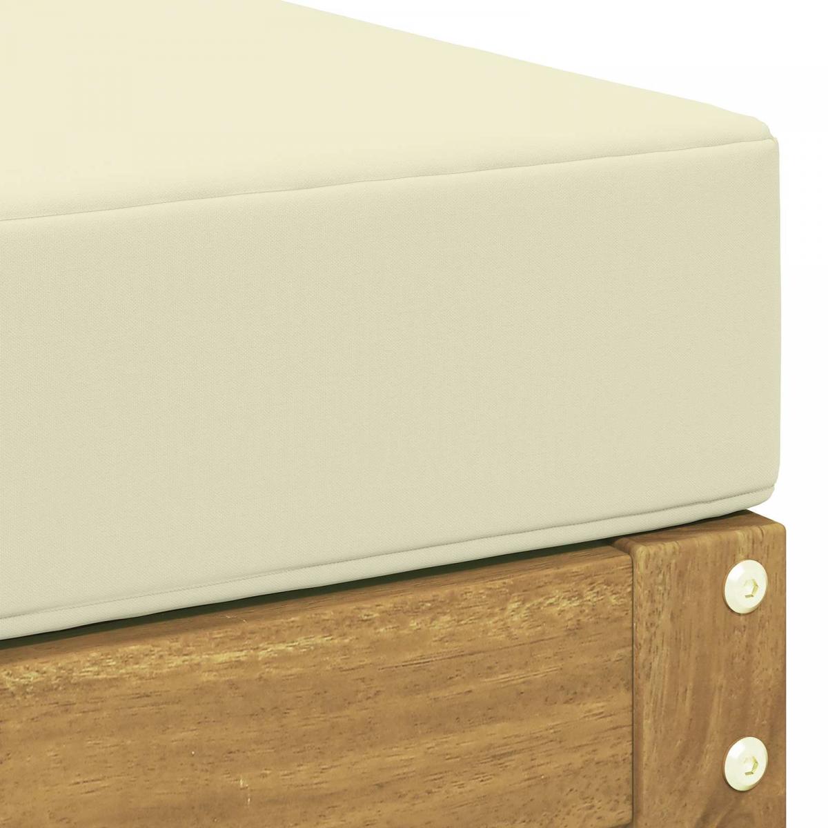 Reposapiés de exterior Poliéster Blanco
