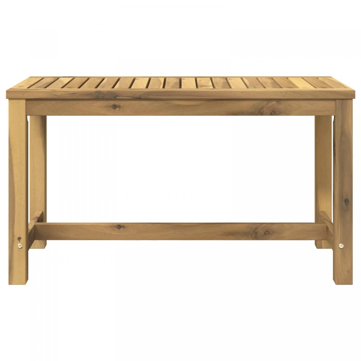 Banco de jardín 80,5 x 35 x 45 cm Madera de Acacia Sólida