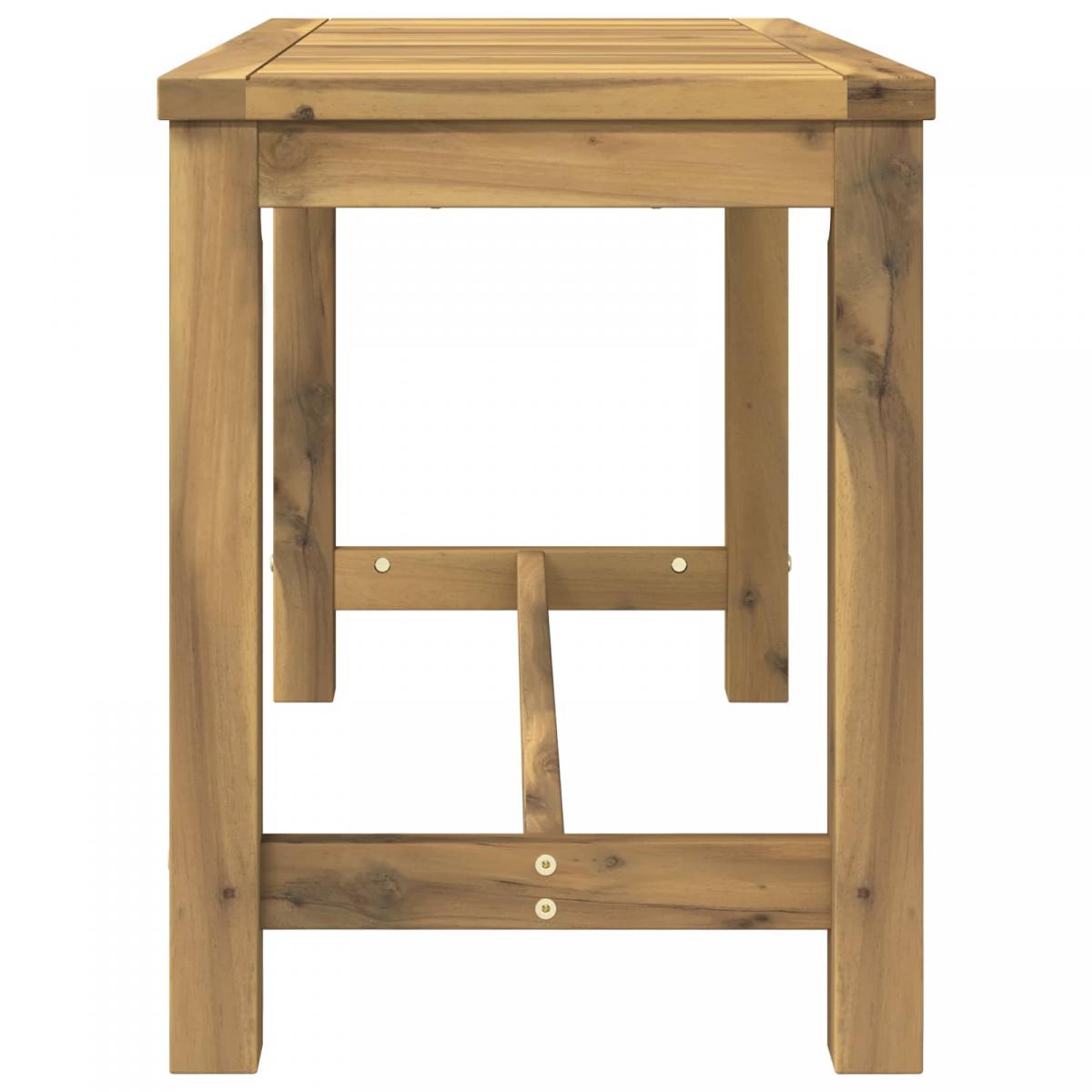 Banco de jardín 80,5 x 35 x 45 cm Madera de Acacia Sólida