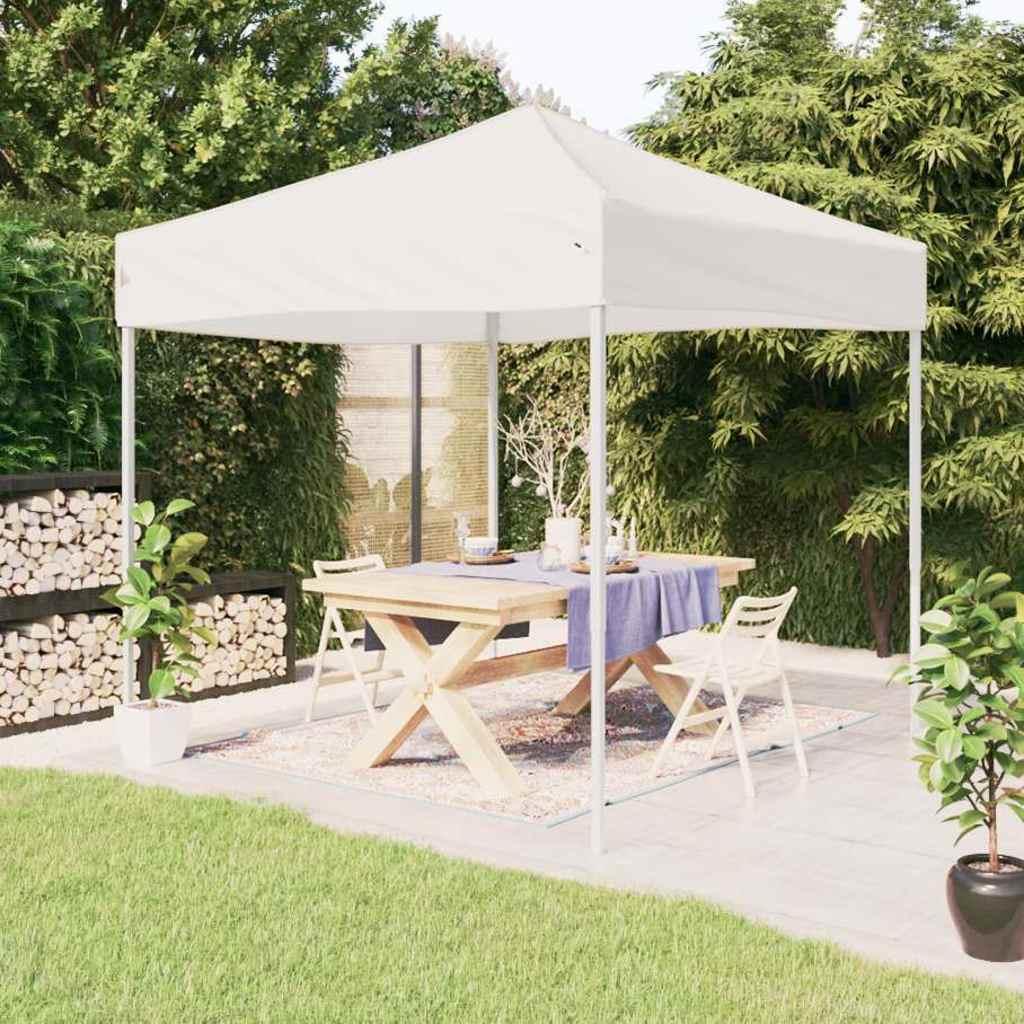 Carpa para fiestas plegable gris antracita 2x2 m