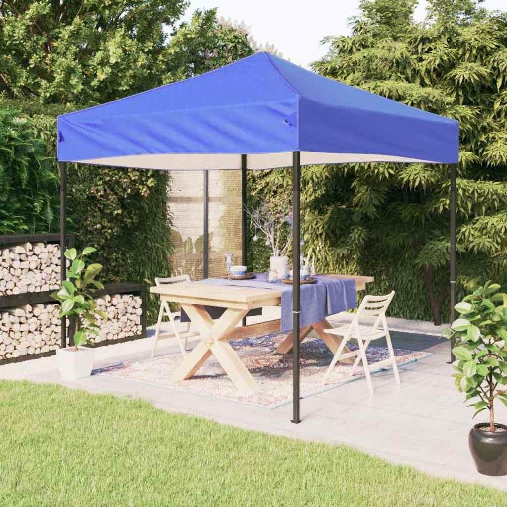 Carpa para fiestas plegable gris antracita 2x2 m
