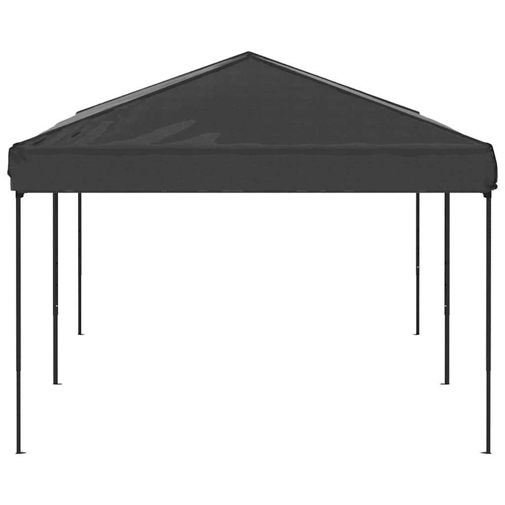 Carpa para fiestas plegable gris antracita 2x2 m