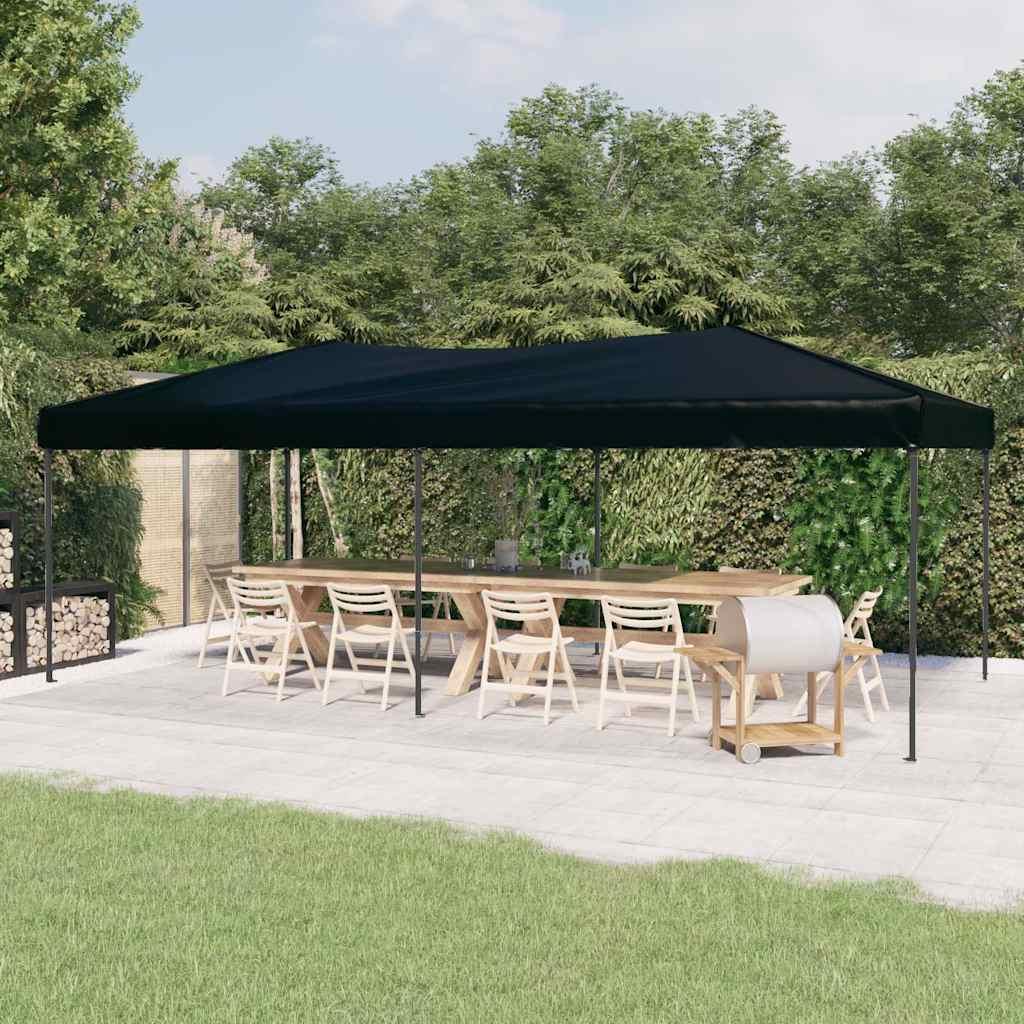 Carpa para fiestas plegable gris antracita 2x2 m