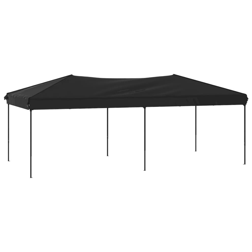 Carpa para fiestas plegable gris antracita 2x2 m