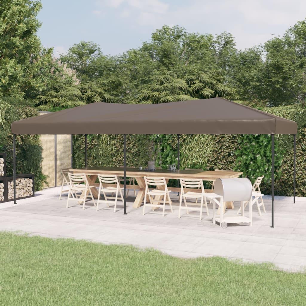 Carpa para fiestas plegable gris antracita 2x2 m