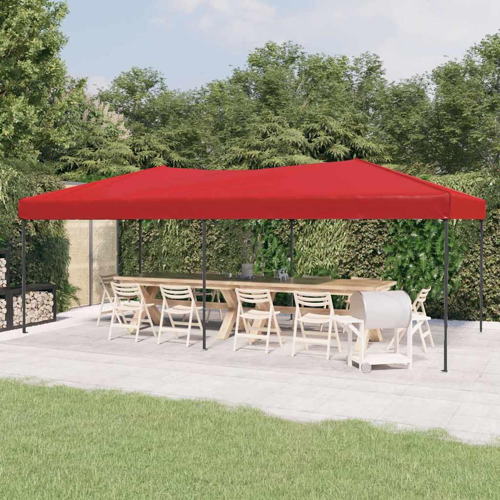 Carpa para fiestas plegable gris antracita 2x2 m