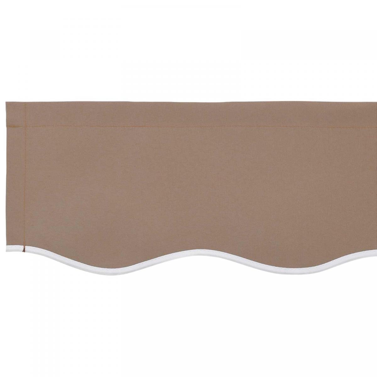 Tela de Repuesto para Toldos Gris Claro 280 x 245 cm Poliéster