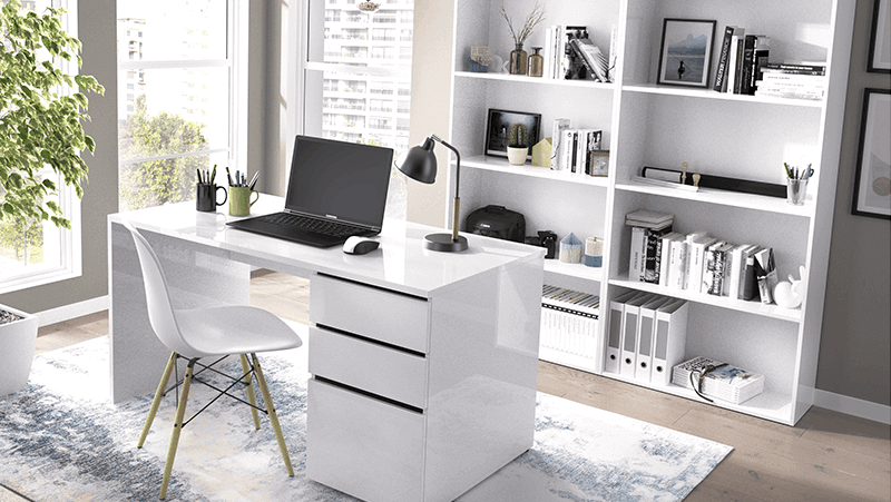 Razones para elegir muebles blancos para tu oficina