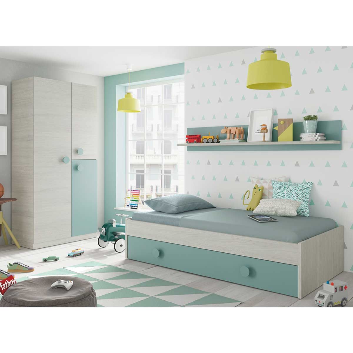 Armario juvenil puertas batientes NEKI